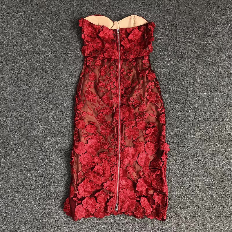 Leanna Dress - Red - Preorder